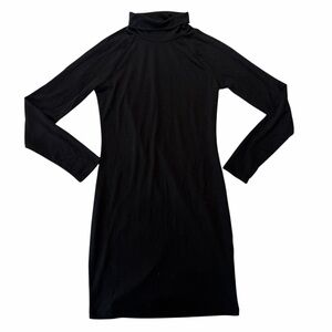 Forever 21 Black Turtleneck Dress
